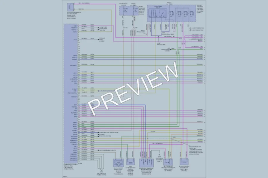 2007 Ford Fusion Engine Performance wiring diagram preview