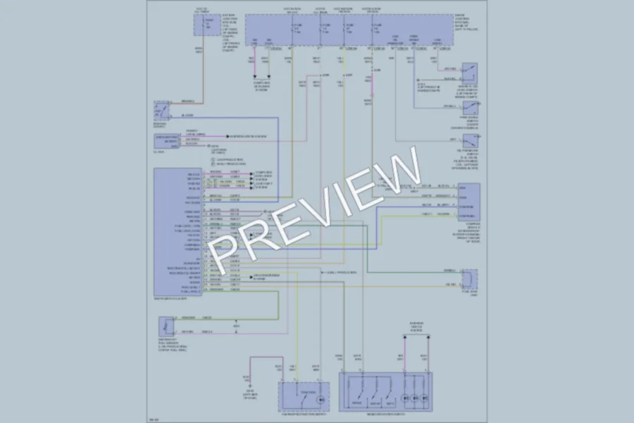 2007 Ford Fusion Instrument Cluster wiring diagram preview