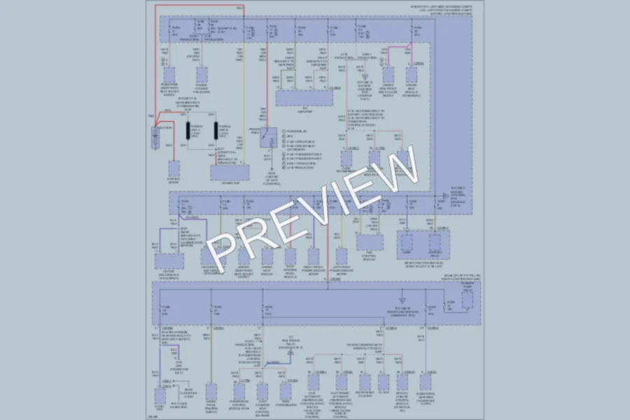 2007 Ford Fusion Power Distribution wiring diagram preview