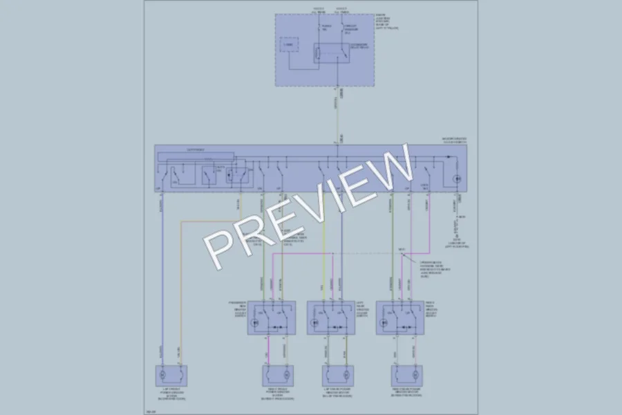 2007 Ford Fusion Power Windows wiring diagram preview