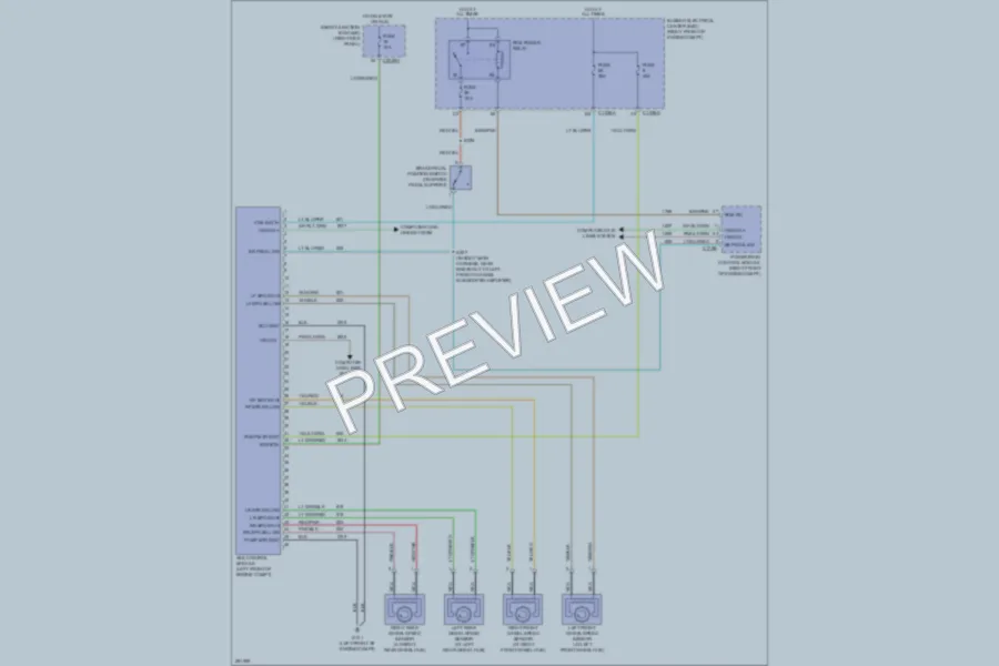 2007 Ford Mustang Anti Lock Brakes wiring diagram preview