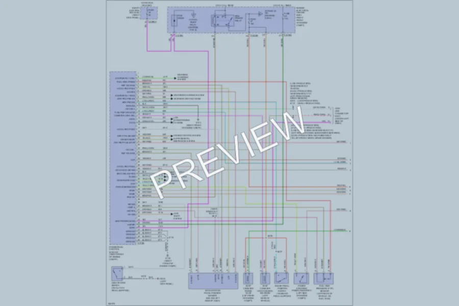 2007 Ford Mustang Engine Performance wiring diagram preview