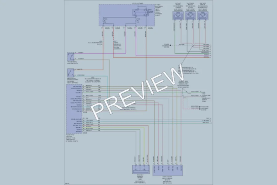 2007 Ford Mustang Transmission wiring diagram preview