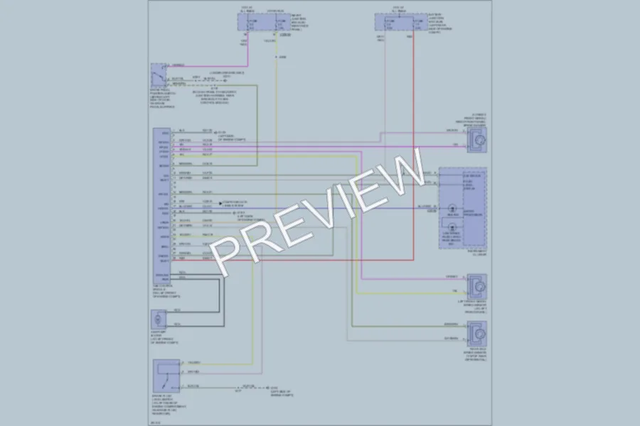 2007 Ford Ranger Anti Lock Brakes wiring diagram preview