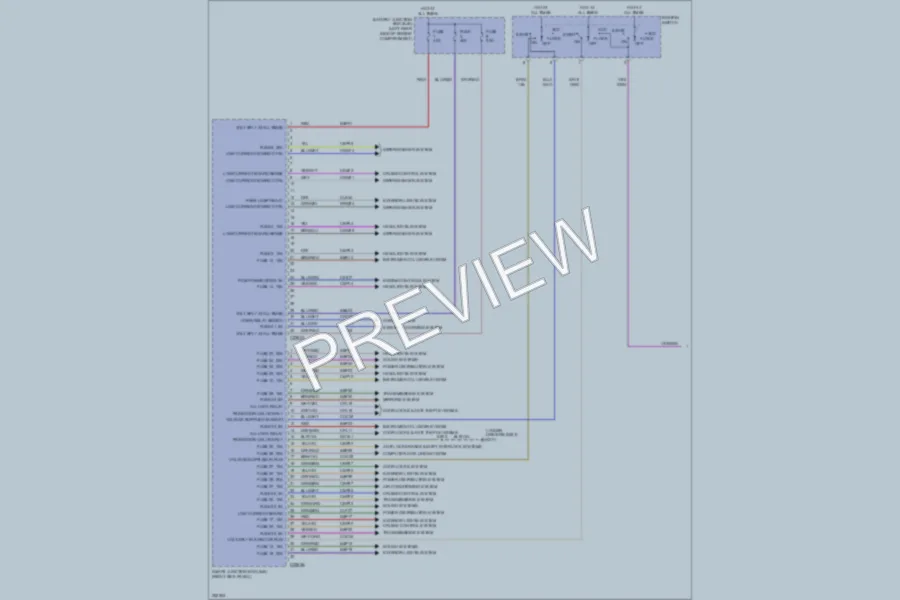2007 Ford Ranger Body Control Modules wiring diagram preview