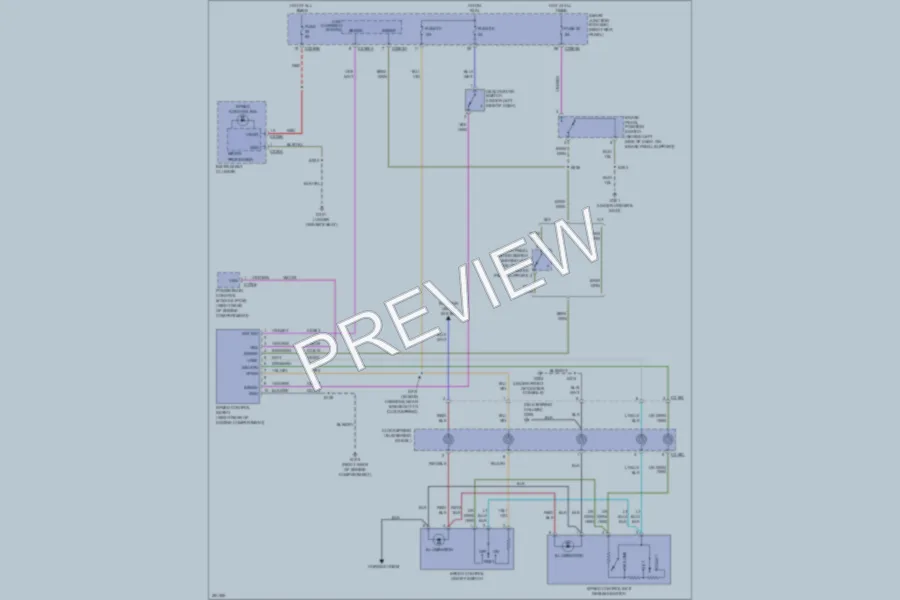 2007 Ford Ranger Cruise Control wiring diagram preview