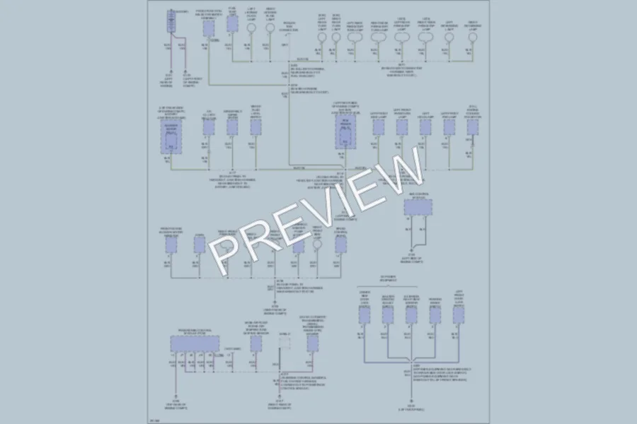 2007 Ford Ranger Ground Distribution wiring diagram preview