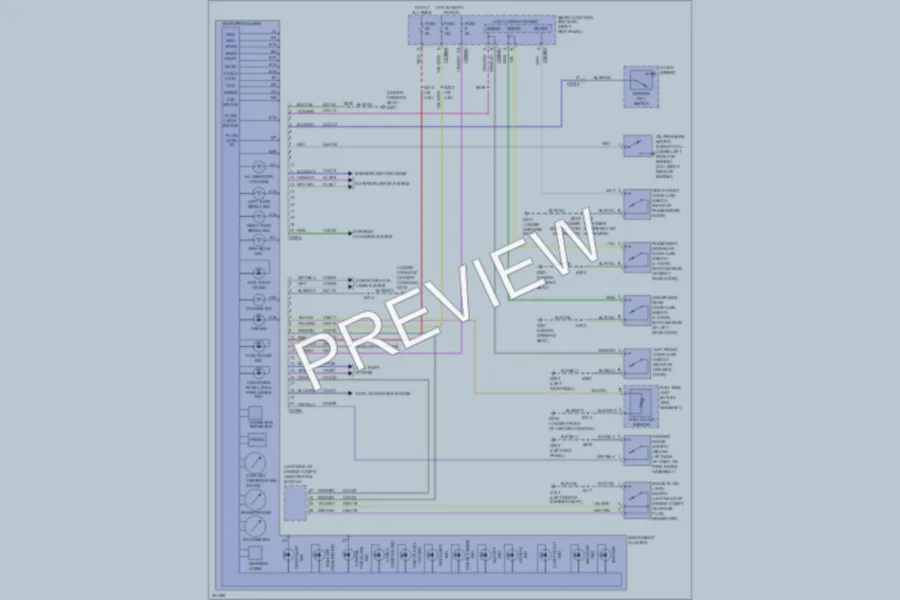 2007 Ford Ranger Instrument Cluster wiring diagram preview