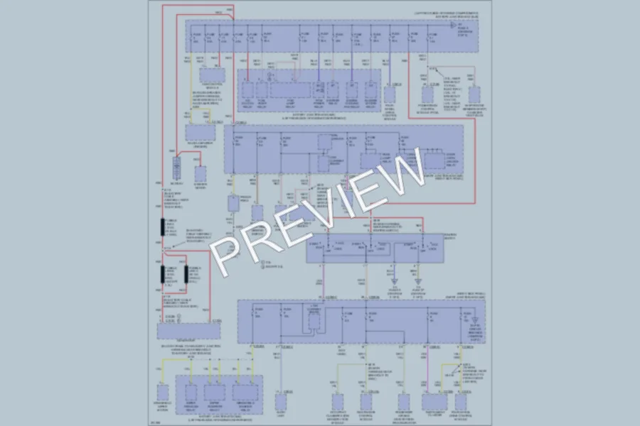 2007 Ford Ranger Power Distribution wiring diagram preview