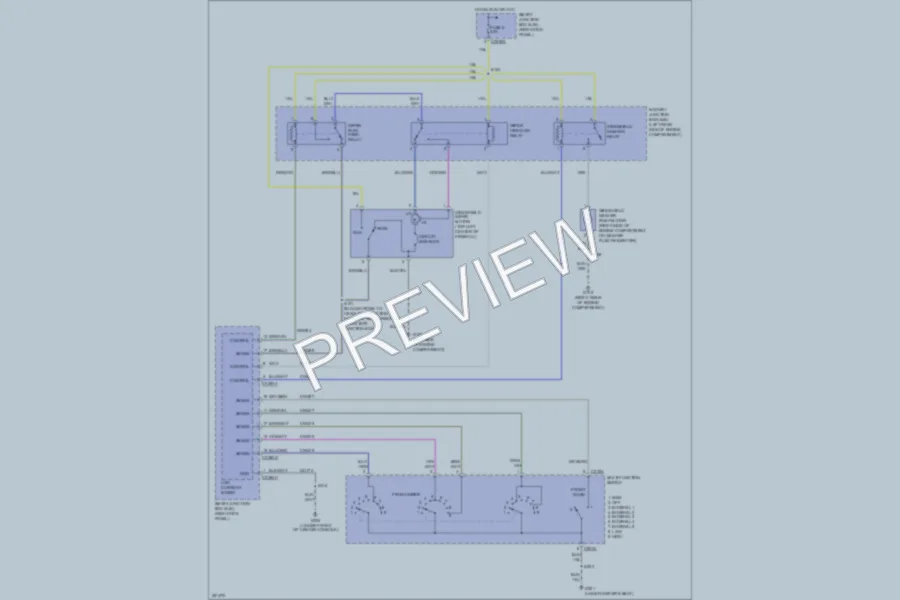 2007 Ford Ranger Wiper Washer wiring diagram preview