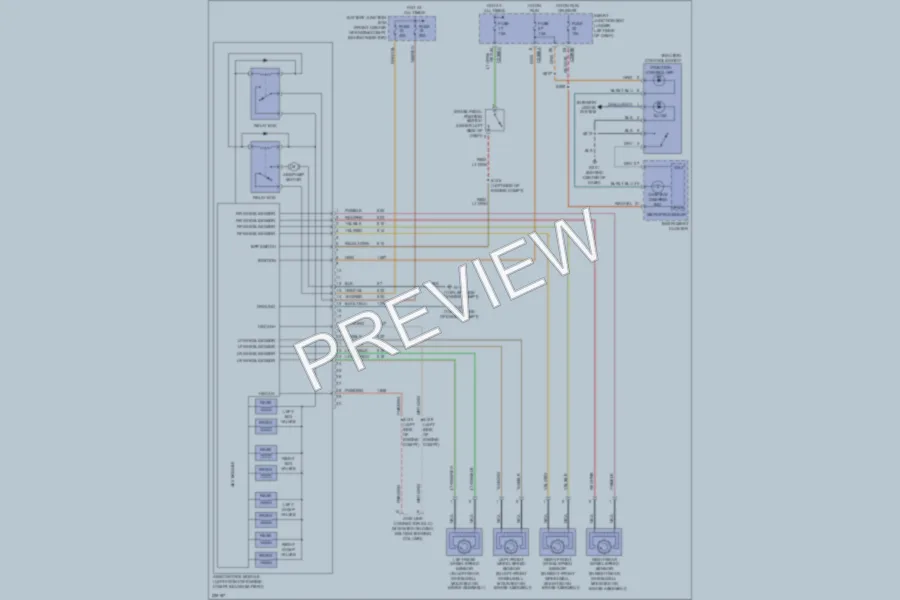 2007 Ford Taurus Anti Lock Brakes wiring diagram preview