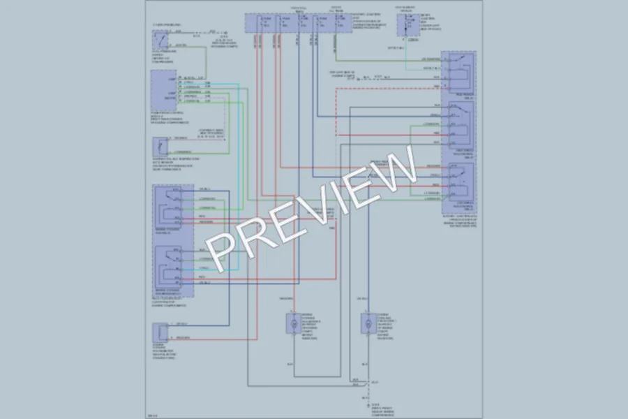 2007 Ford Taurus Cooling Fan wiring diagram preview