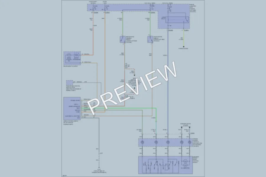 2007 Ford Taurus Cruise Control wiring diagram preview