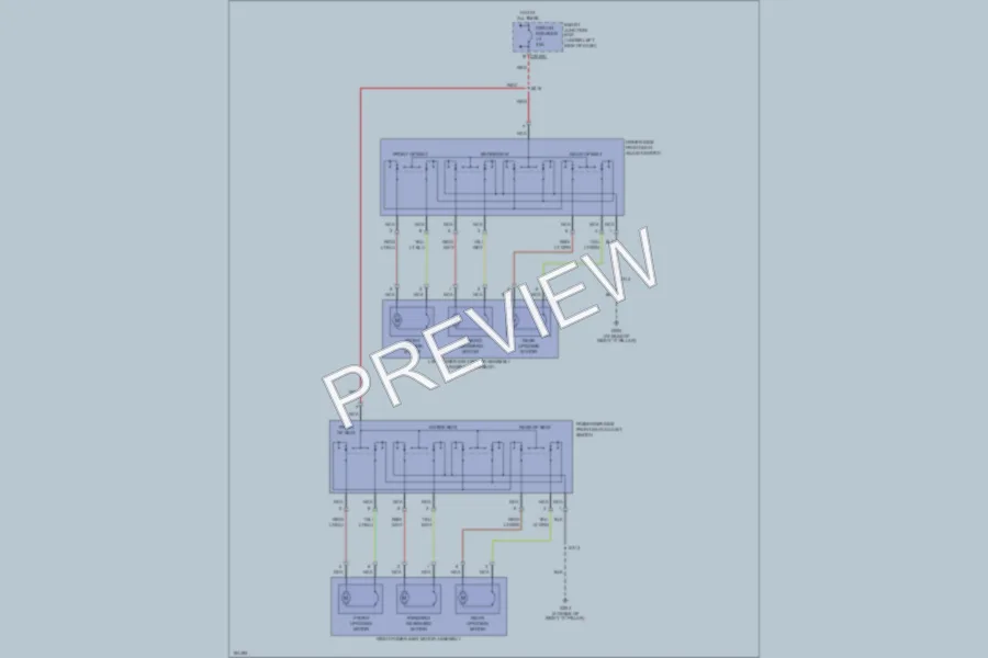2007 Ford Taurus Power Seats wiring diagram preview