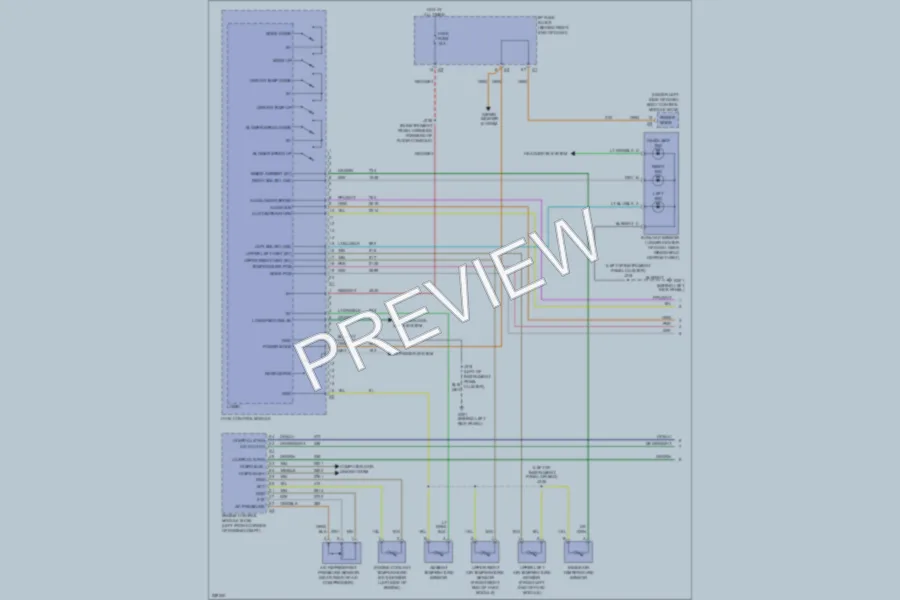 2007 GMC Acadia Air Conditioning wiring diagram preview