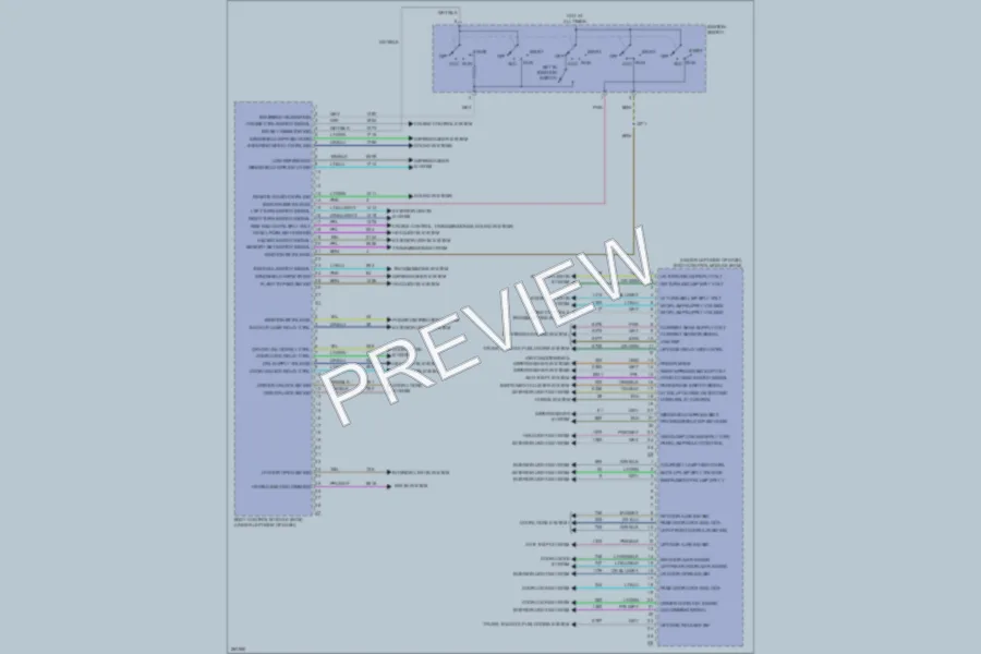 2007 GMC Acadia Body Control Modules wiring diagram preview