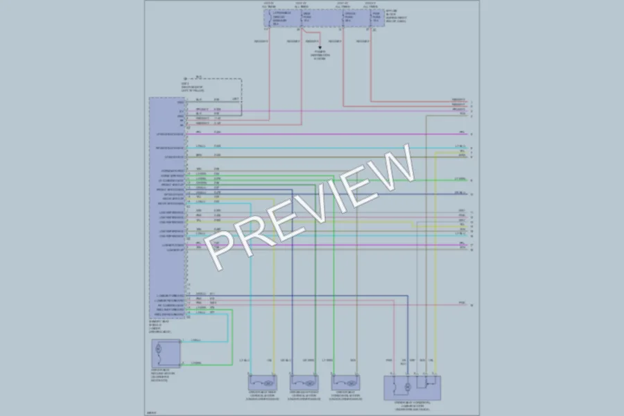 2007 GMC Acadia Memory Systems wiring diagram preview