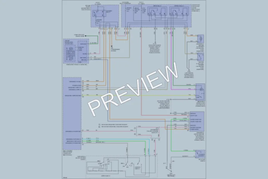 2007 GMC Acadia Wiper Washer wiring diagram preview