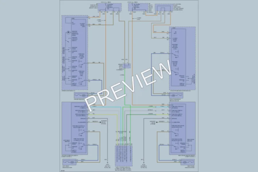 2007 GMC 2500 Hd Power Windows wiring diagram preview