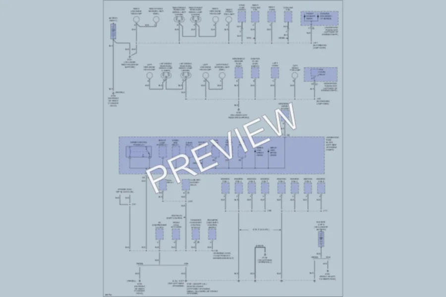 2007 GMC 2500 Hd Ground Distribution wiring diagram preview