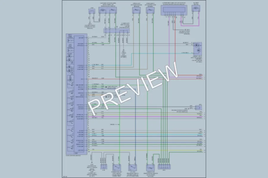 2007 GMC 2500 Hd Air Conditioning wiring diagram preview