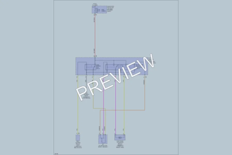 2007 GMC 2500 Hd Power Seats wiring diagram preview