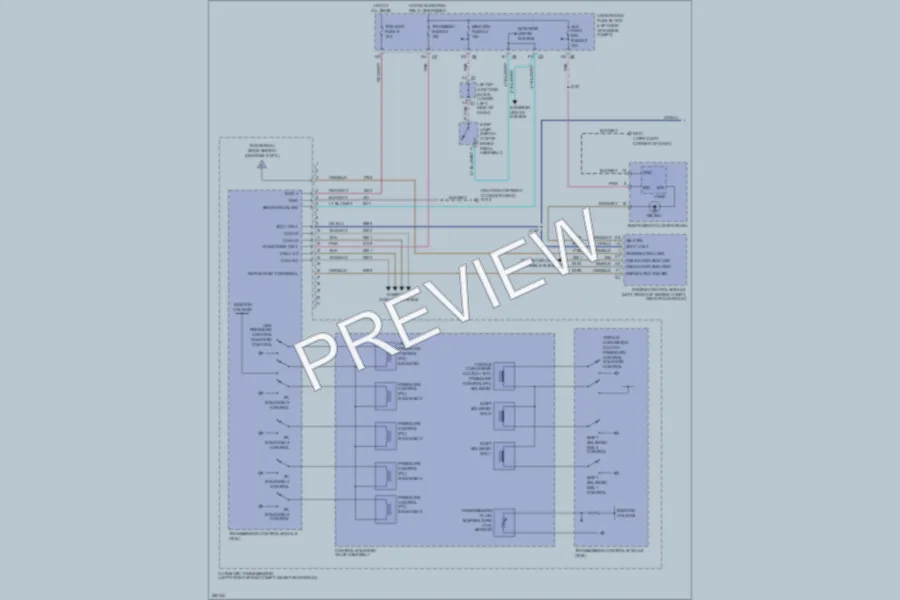 2007 GMC 2500 Hd Transmission wiring diagram preview