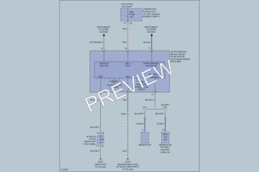 2007 GMC 3500 Anti Lock Brakes wiring diagram preview