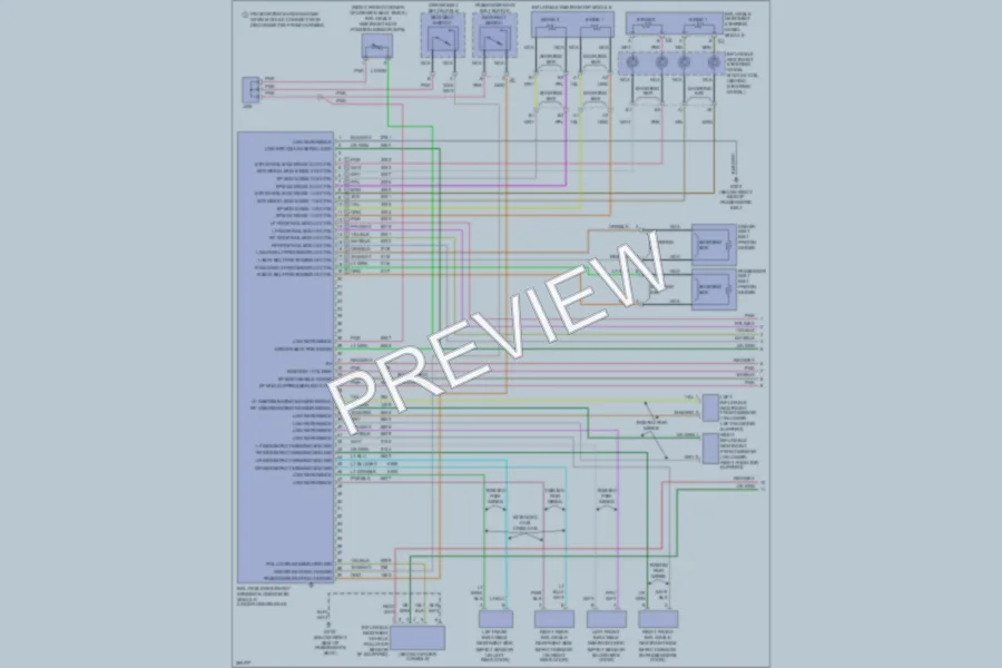 2007 GMC 2500 Hd Supplemental Restraints wiring diagram preview