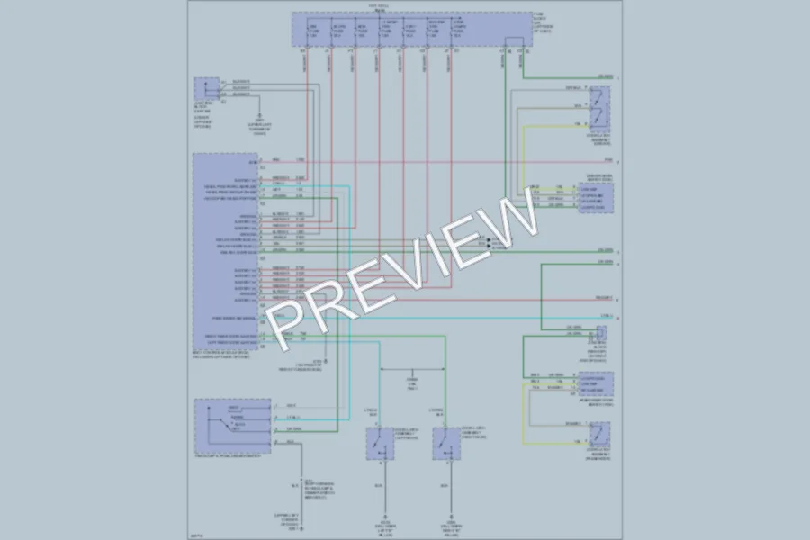 2007 GMC 2500 Hd Warning Systems wiring diagram preview