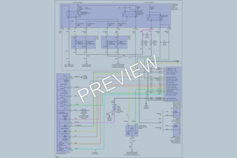 2007 GMC Envoy Headlights wiring diagram preview