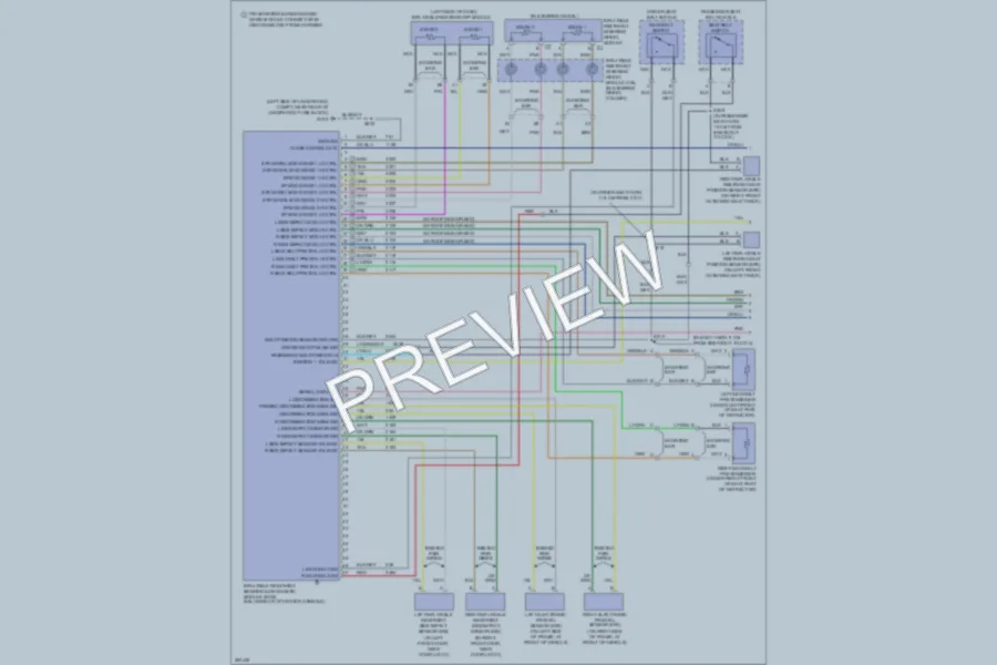 2007 GMC Envoy Supplemental Restraints wiring diagram preview