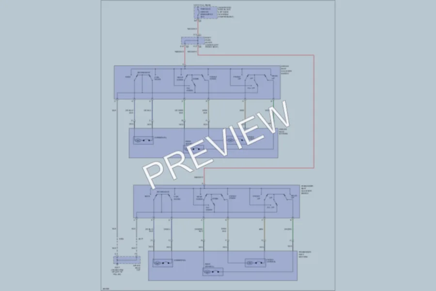 2007 GMC G2500 Power Seats wiring diagram preview