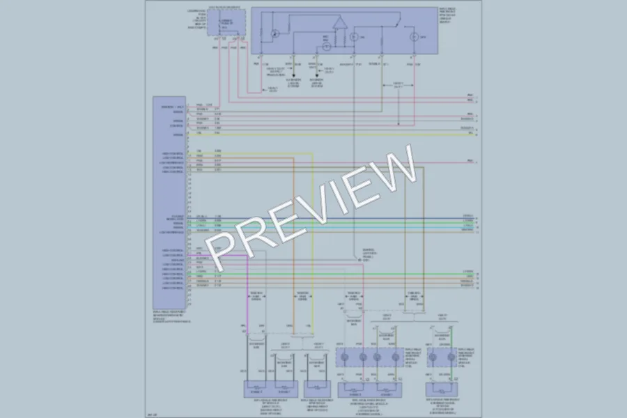 2007 GMC G3500 Supplemental Restraints wiring diagram preview