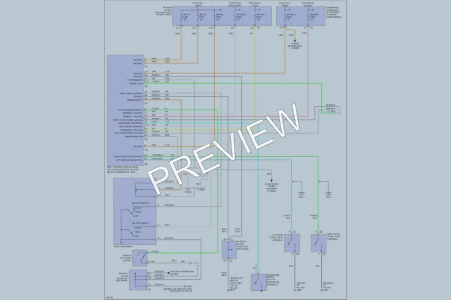 2007 GMC 3500 Warning Systems wiring diagram preview