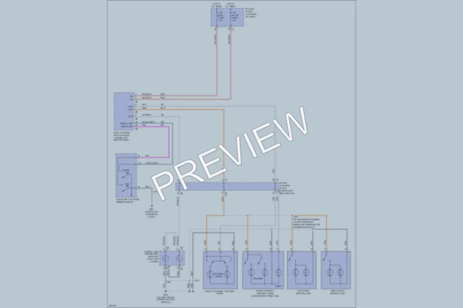 2007 GMC 2500 Hd Interior Lights wiring diagram preview