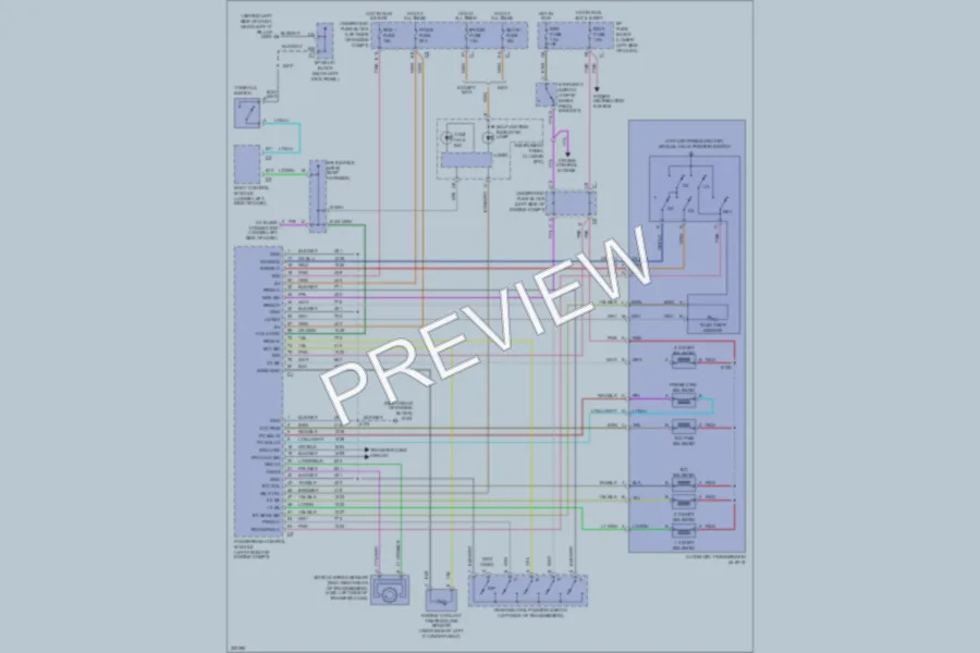 2007 GMC 1500 Transmission wiring diagram preview