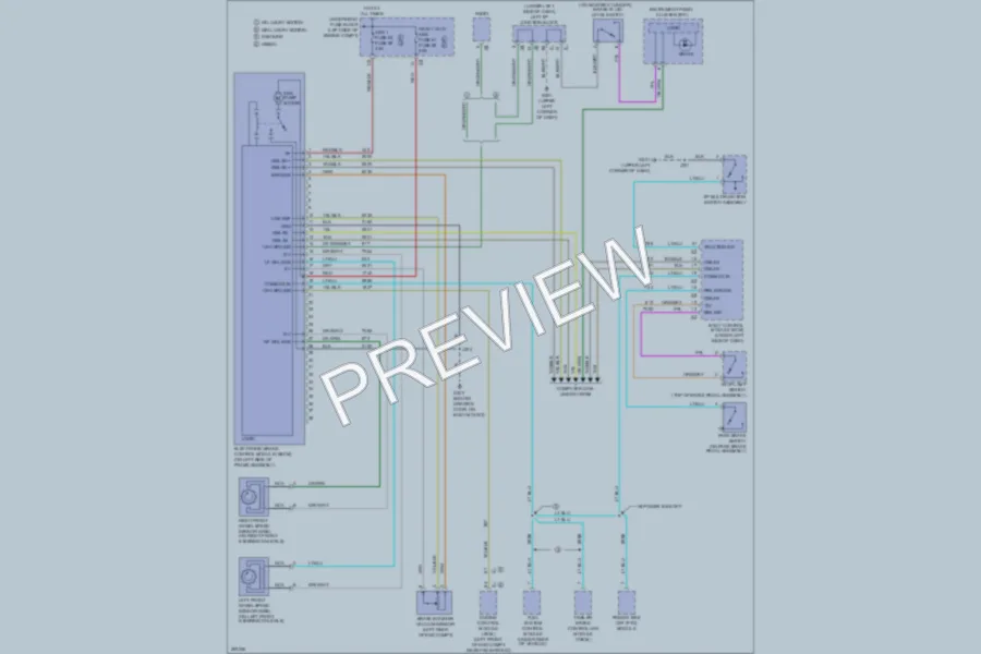 2007 GMC 2500 Hd Anti Lock Brakes wiring diagram preview
