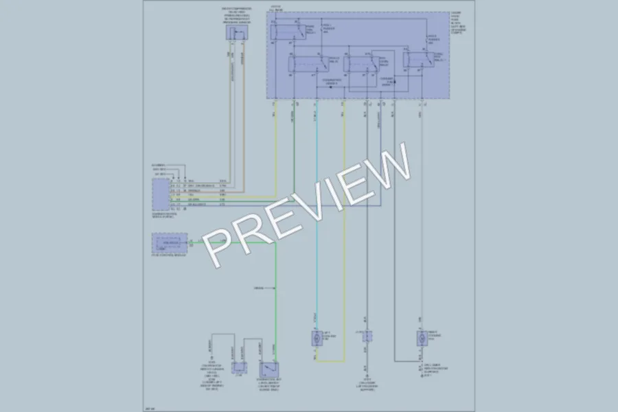 2007 GMC 1500 Cooling Fan wiring diagram preview