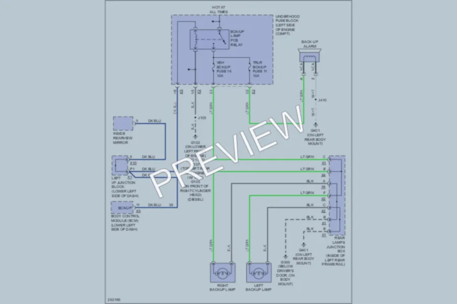 2007 GMC 3500 Hd Exterior Lights wiring diagram preview