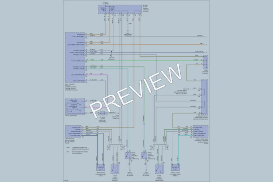 2007 GMC 3500 Interior Lights wiring diagram preview