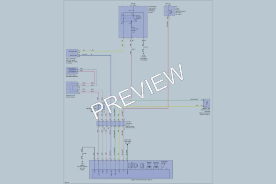 2007 GMC Yukon Power Mirrors wiring diagram preview