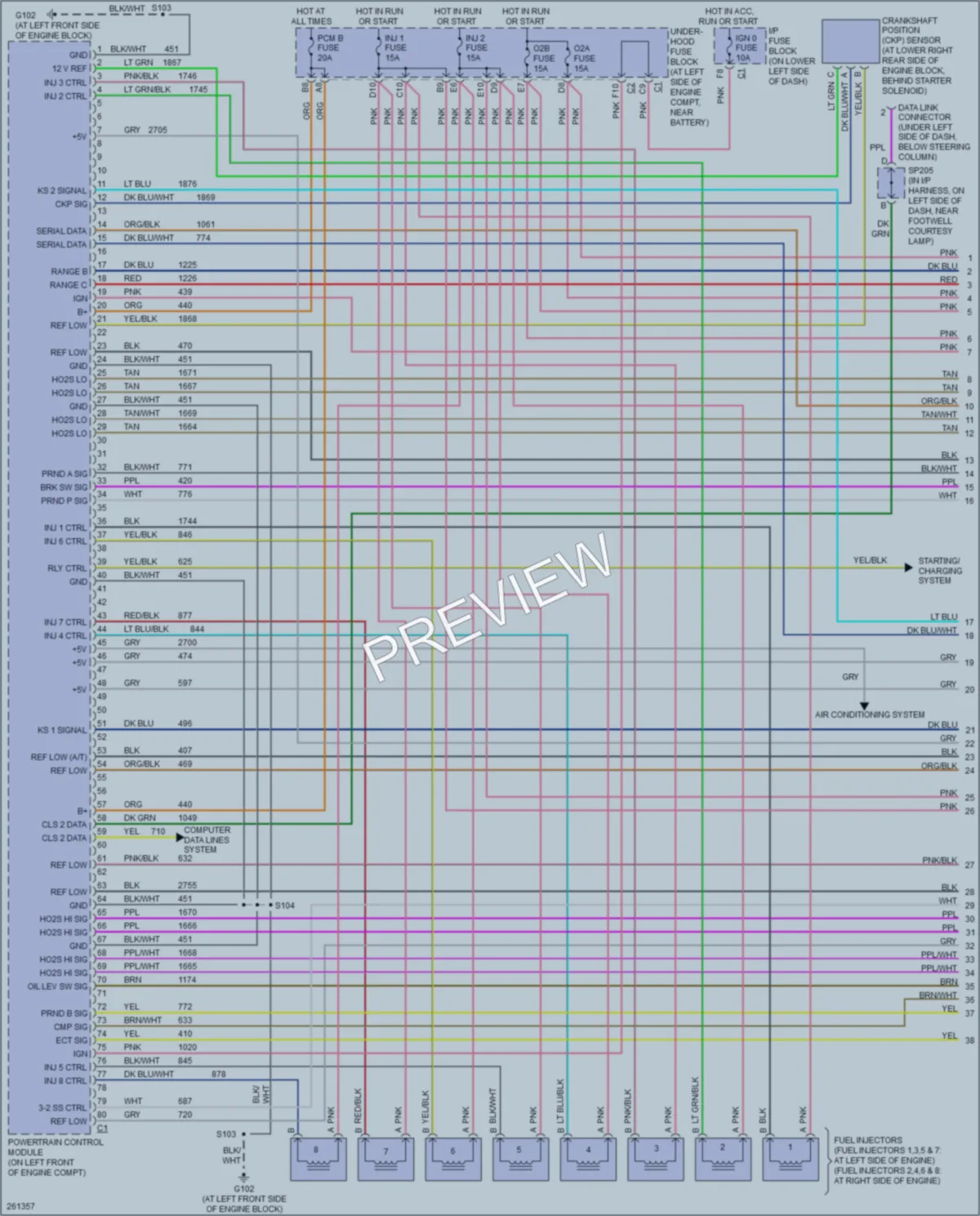 2007 HUMMER H2SUV Engine Performance wiring diagram preview