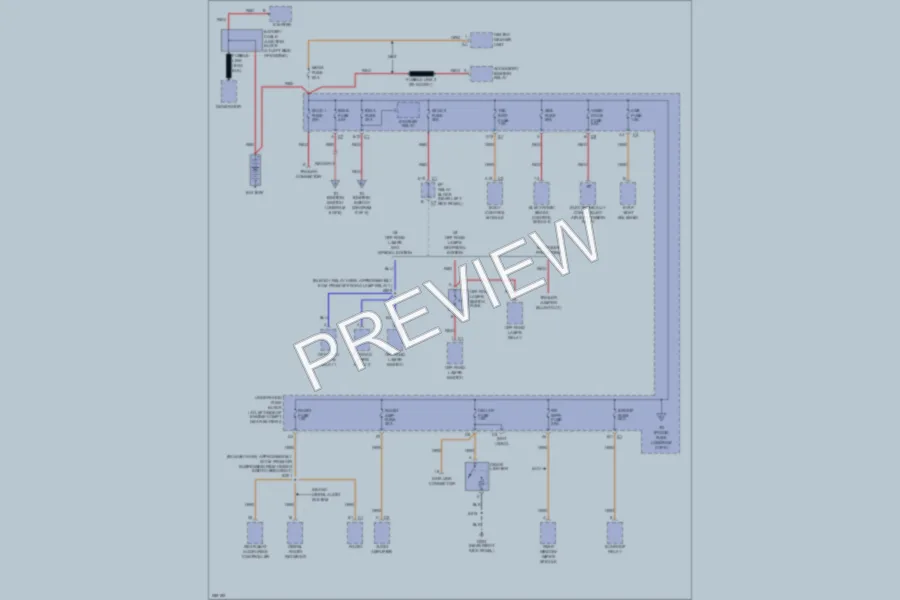 2007 HUMMER H2SUV Power Distribution wiring diagram preview