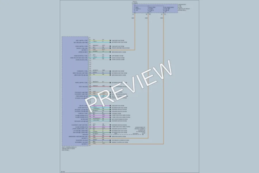 2007 HUMMER H3 Body Control Modules wiring diagram preview