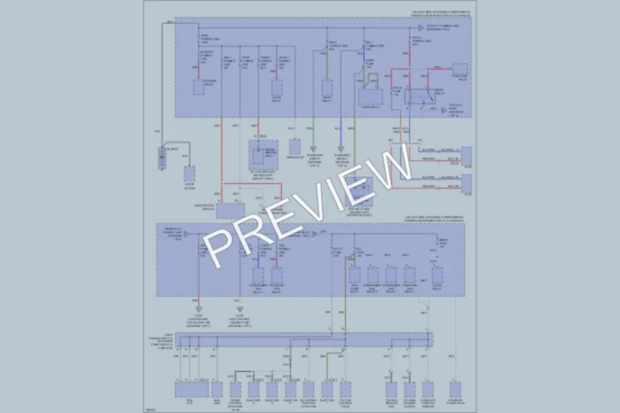 2007 Hyundai Accent Power Distribution wiring diagram preview