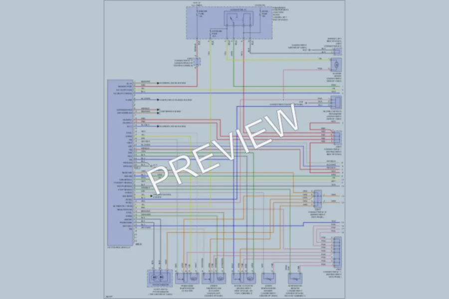 2007 Hyundai Azera Air Conditioning wiring diagram preview