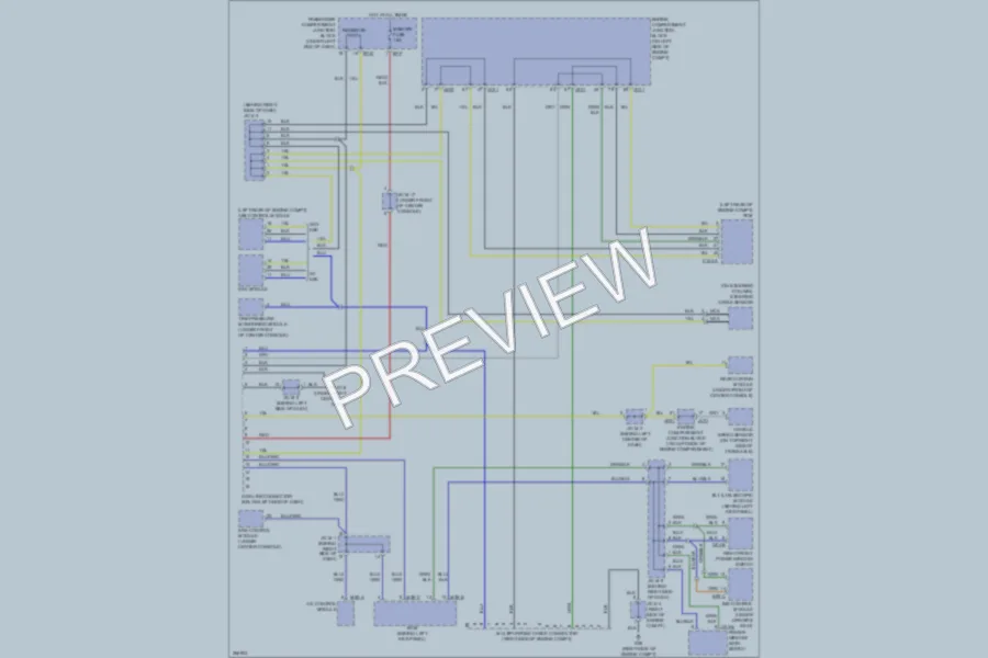 2007 Hyundai Azera Computer Data Lines wiring diagram preview
