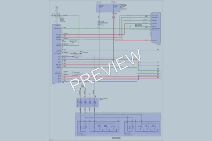 2007 Hyundai Azera Radio wiring diagram preview