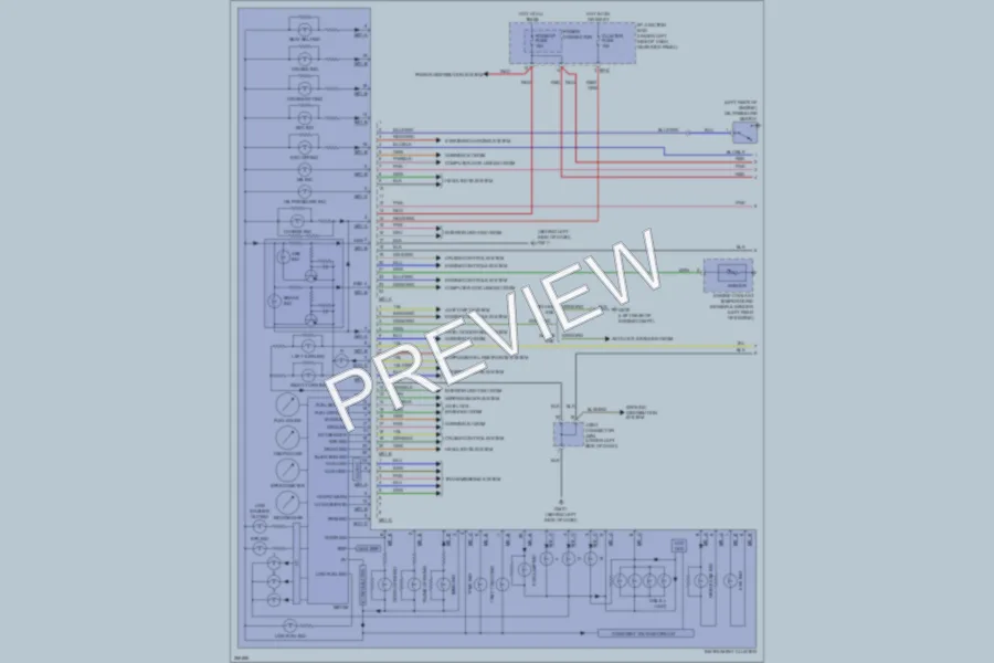 2007 Hyundai Elantra Instrument Cluster wiring diagram preview